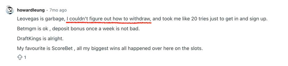 howards opinion screenshot